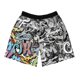 Tagzilla Graffiti Men's Athletic Shorts