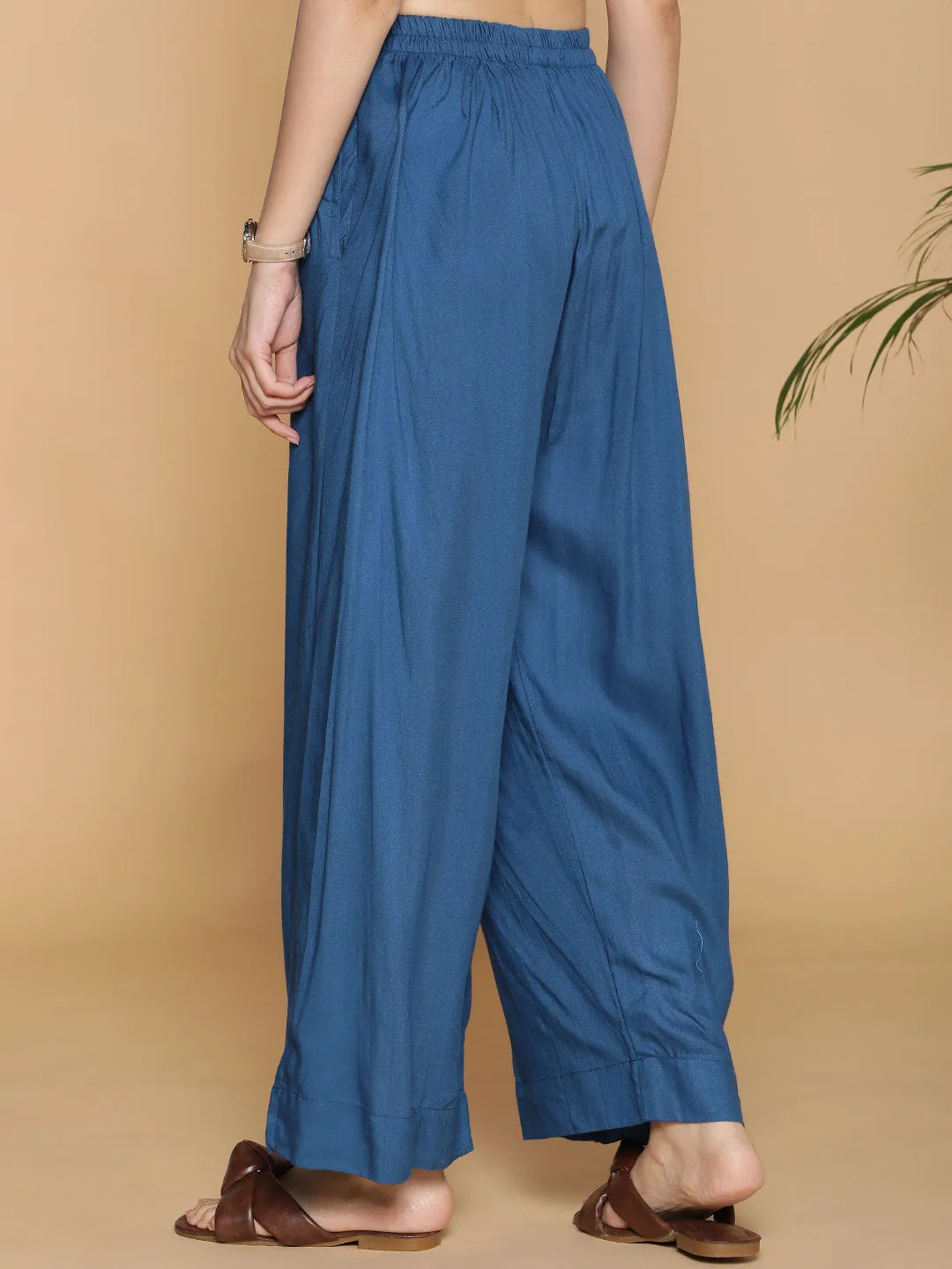 Teal Palazzo Pants