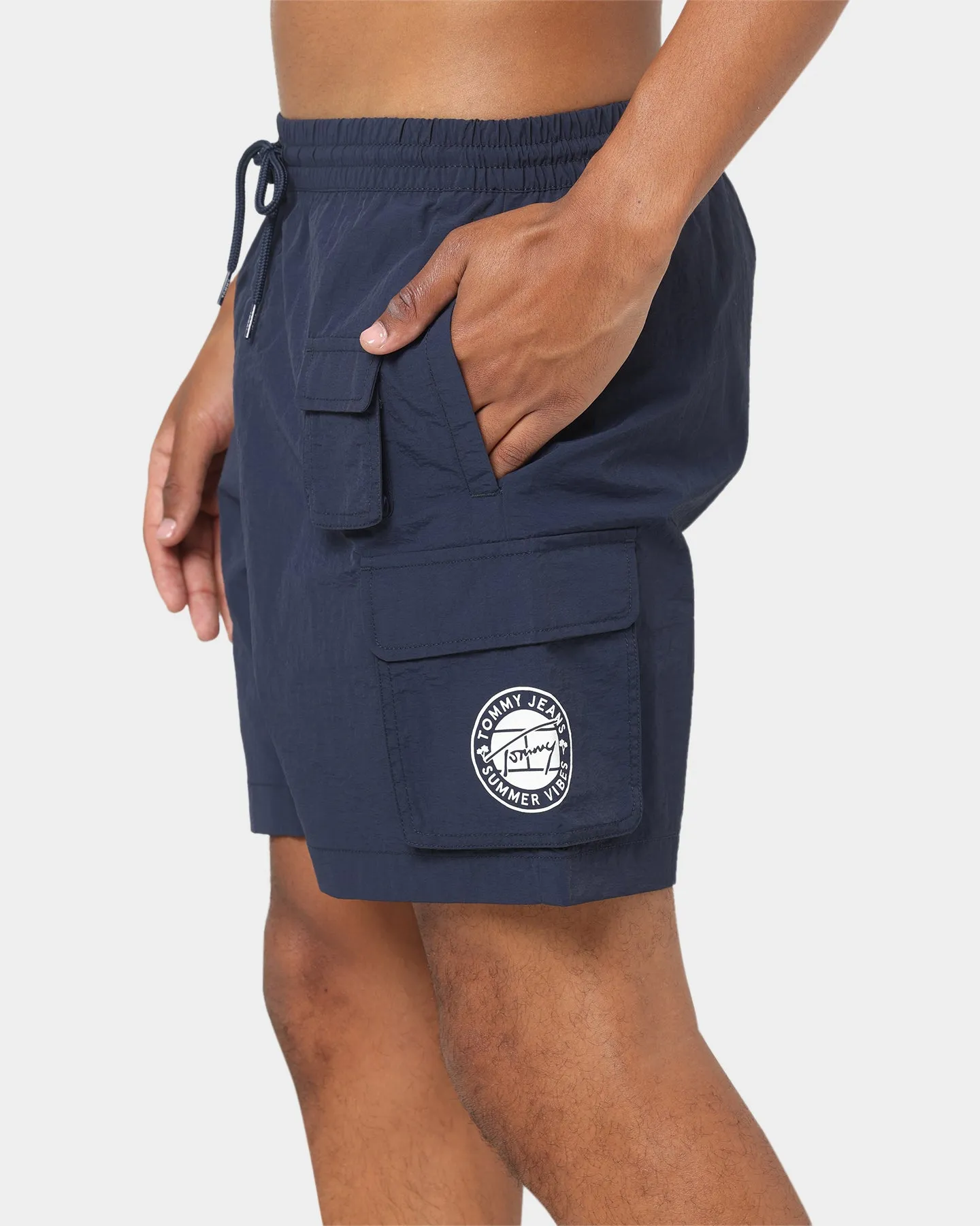 Tommy Jeans Novelty Cargo Beach Shorts Twilight Navy