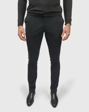 VINCENT & FRANKS S197558GD BLACK STRETCH CHINOS