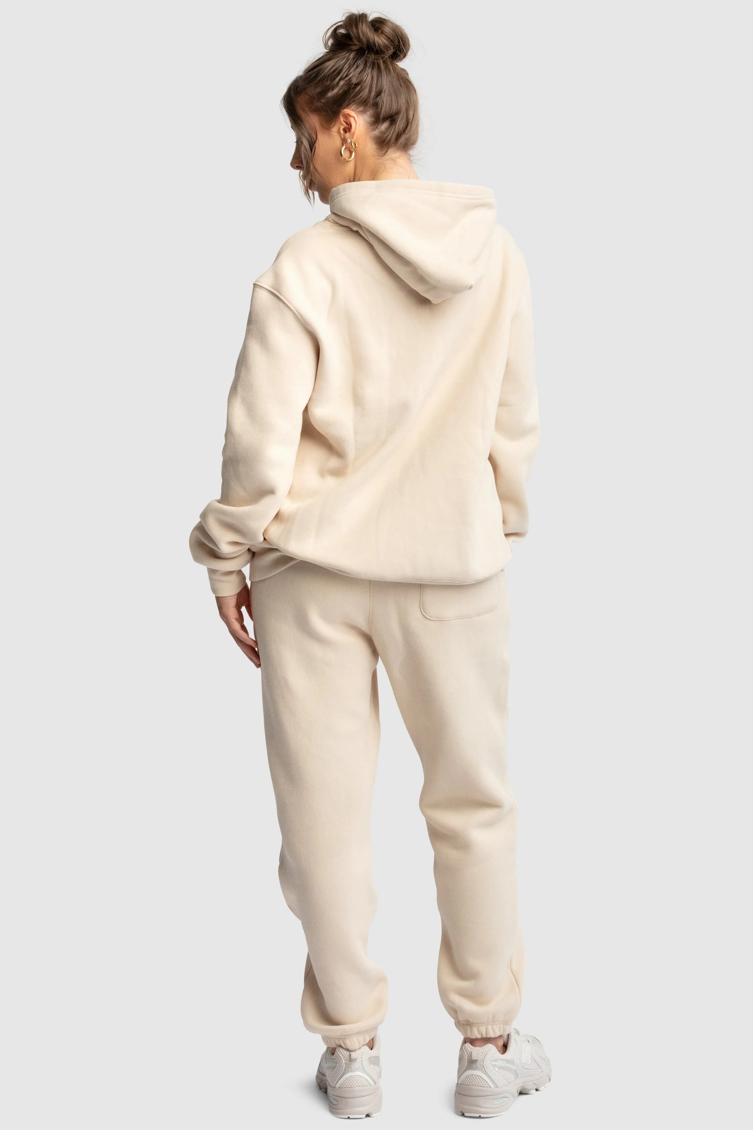 Women's DYVN Relaxed Fit Hoodie - Cream