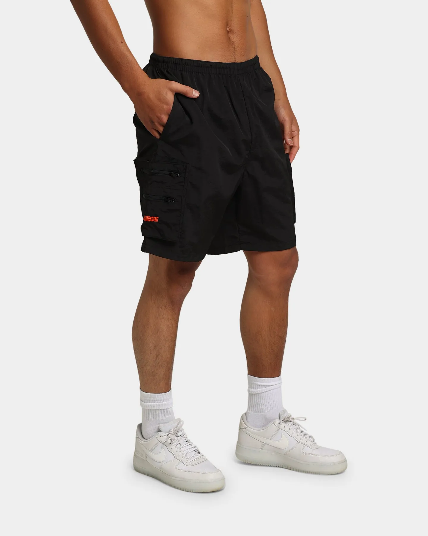 XLARGE Nylon Cargo Shorts Black