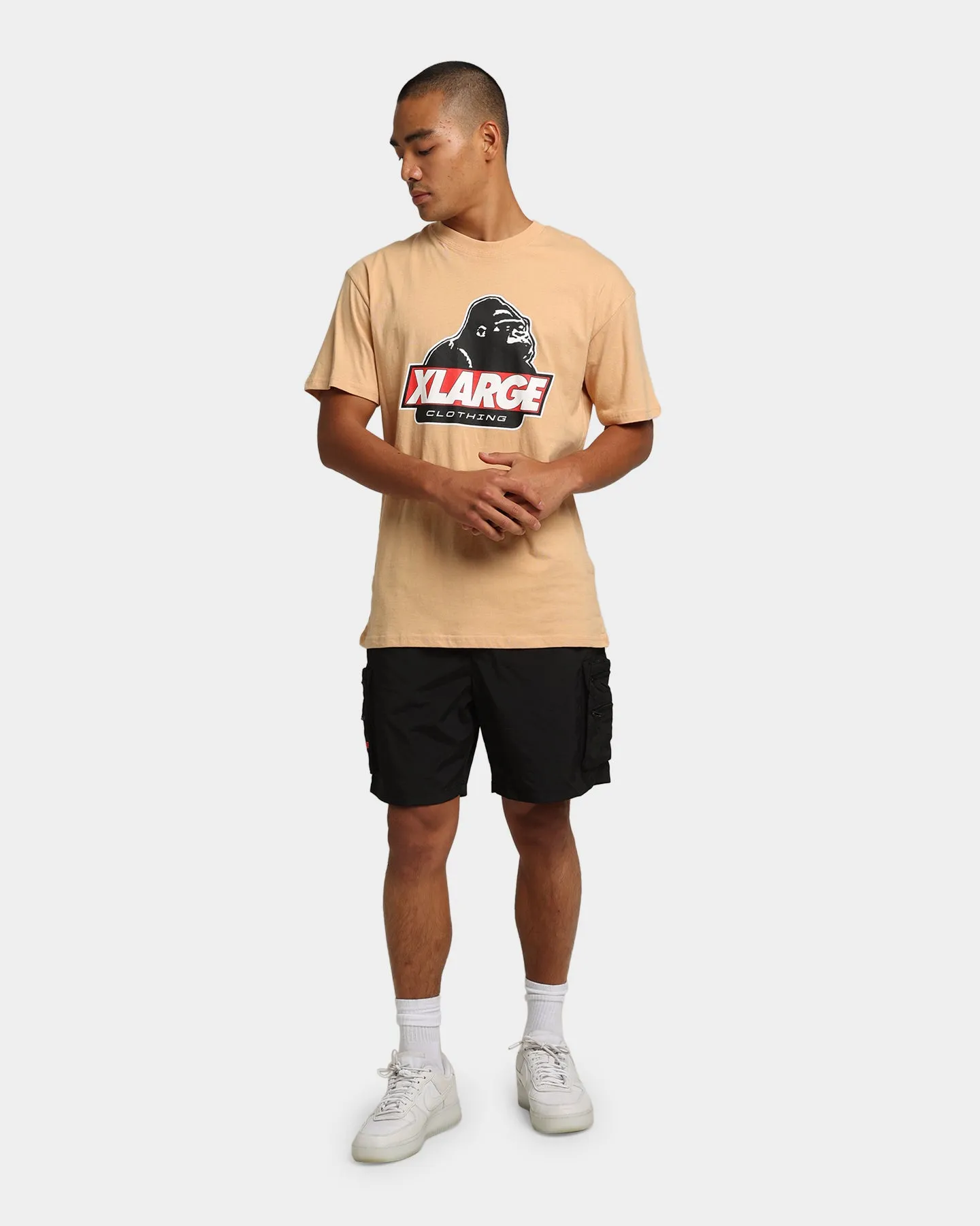 XLARGE Nylon Cargo Shorts Black